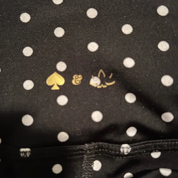 EUC Beyond Yoga x Kate Spade High Waist Bow Legging in Polka Dot - Picture 4 of 6